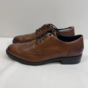 Cole Haan Grand  Wingtip Oxford Dress Shoes Men's 11M British Tan C37330