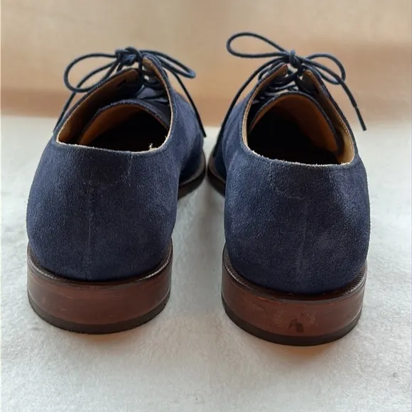 Cole Haan Grand.OS Blue Suede Oxfords