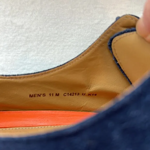 Cole Haan Grand.OS Blue Suede Oxfords