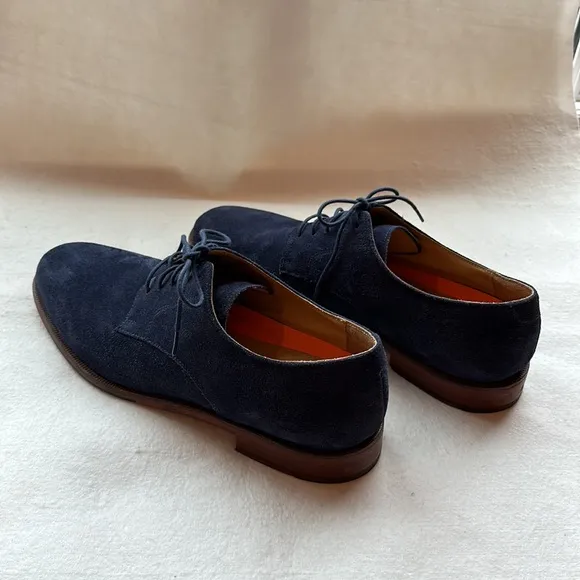 Cole Haan Grand.OS Blue Suede Oxfords