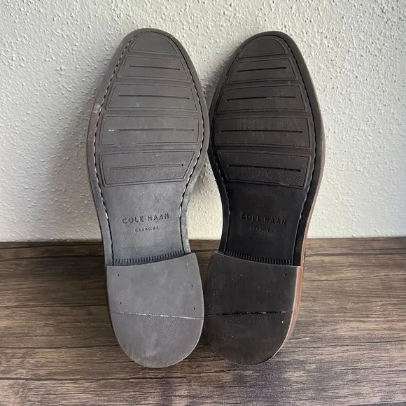 Cole Haan Kennedy Grand MDL OX Oxford‎ Dress Shoes Brown Leather Mens Size 11.5