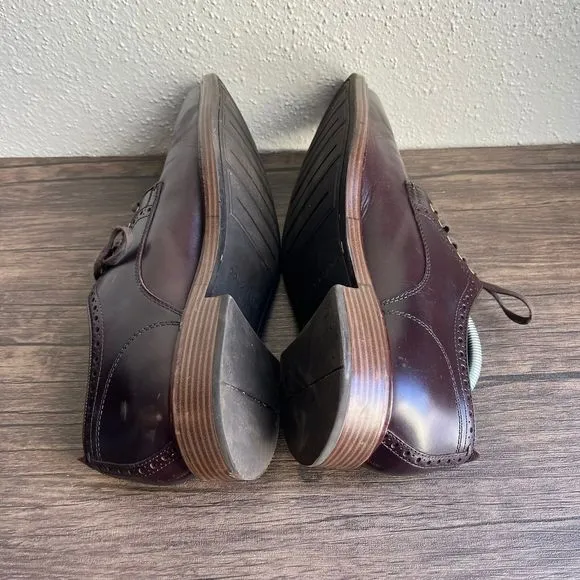 Cole Haan Kennedy Grand MDL OX Oxford‎ Dress Shoes Brown Leather Mens Size 11.5