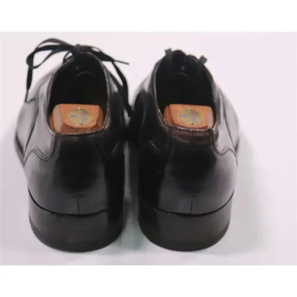 Cole-Haan Made in England Black Plain Toe Leather Dress Shoes US 11 D