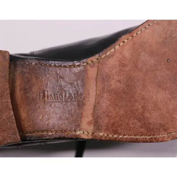 Cole-Haan Made in England Black Plain Toe Leather Dress Shoes US 11 D