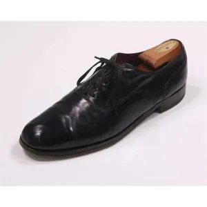 Cole-Haan Made in England Black Plain Toe Leather Dress Shoes US 11 D
