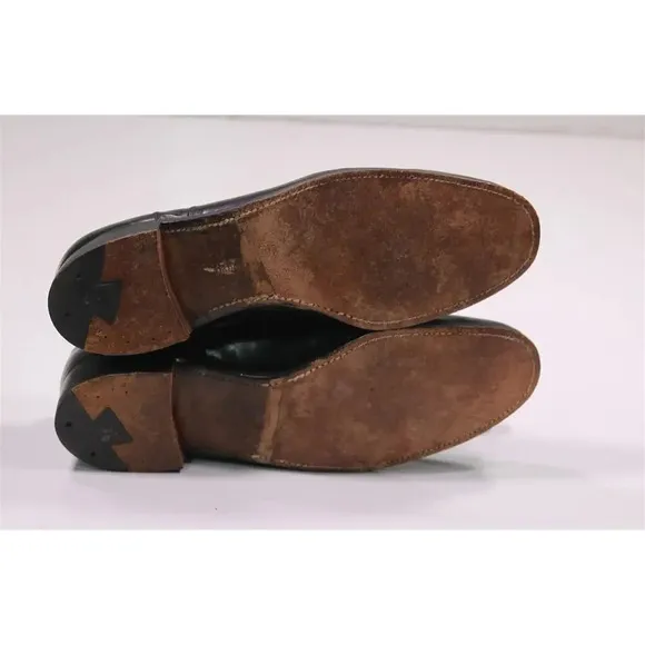 Cole-Haan Made in England Black Plain Toe Leather Dress Shoes US 11 D