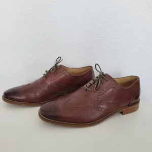 Cole Haan Men's Grand .OS Cambridge Wingtip Oxford Brown Dress Shoes Size 10