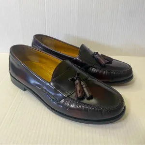 Cole Haan Men's Pinch Tassel Loafer Dress Leather Shoes, Size 12E Burgundy