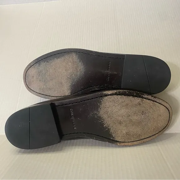 Cole Haan Men's Pinch Tassel Loafer Dress Leather Shoes, Size 12E Burgundy