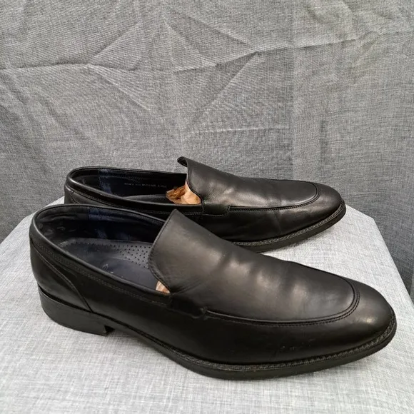 Cole Haan Nike Air Leather Black Wingtip Oxford Dress Shoes - Size 11.5M Men