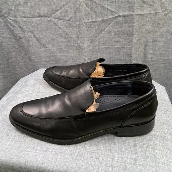 Cole Haan Nike Air Leather Black Wingtip Oxford Dress Shoes - Size 11.5M Men