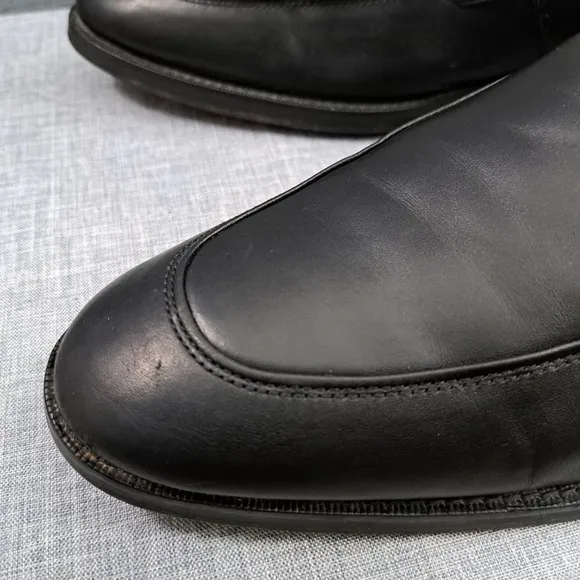 Cole Haan Nike Air Leather Black Wingtip Oxford Dress Shoes - Size 11.5M Men