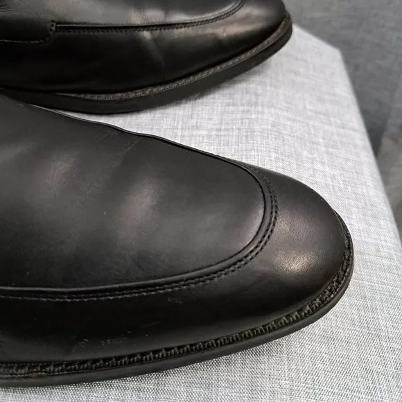 Cole Haan Nike Air Leather Black Wingtip Oxford Dress Shoes - Size 11.5M Men