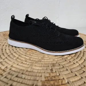 Cole Haan Original Grand Oxford Wingtip Black Stitchlite Shoes 8.5