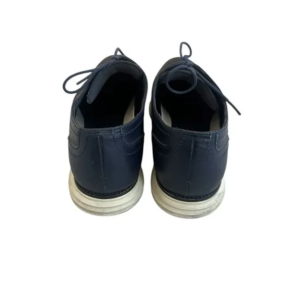 Cole Haan Original Grand Shortwing Oxford Dress Shoes Navy Lace-Up Size 11 Men's