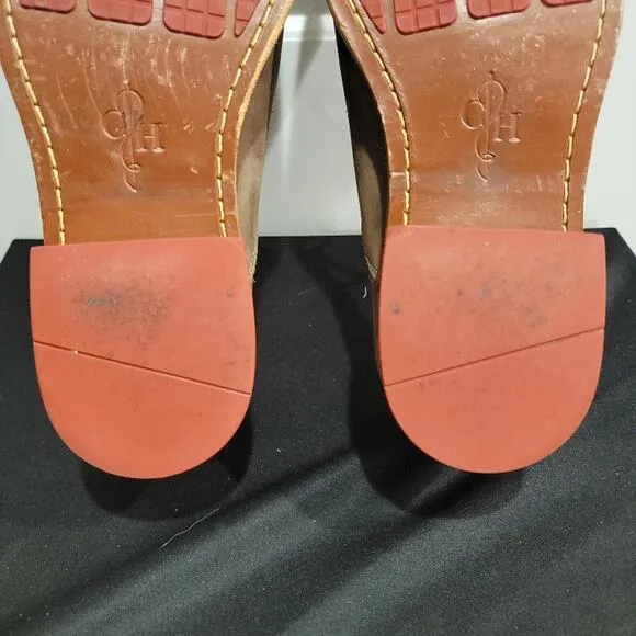 Cole Haan Shoes Oxford Men's Sz 10 Coltron Lace Up Dress Tan Nubuck