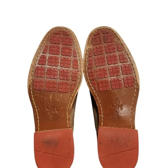 Cole Haan Shoes Oxford Men's Sz 10 Coltron Lace Up Dress Tan Nubuck