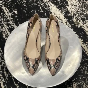 Cole Haan Snakeskin Patterned Women's Pumps size 9 Leather