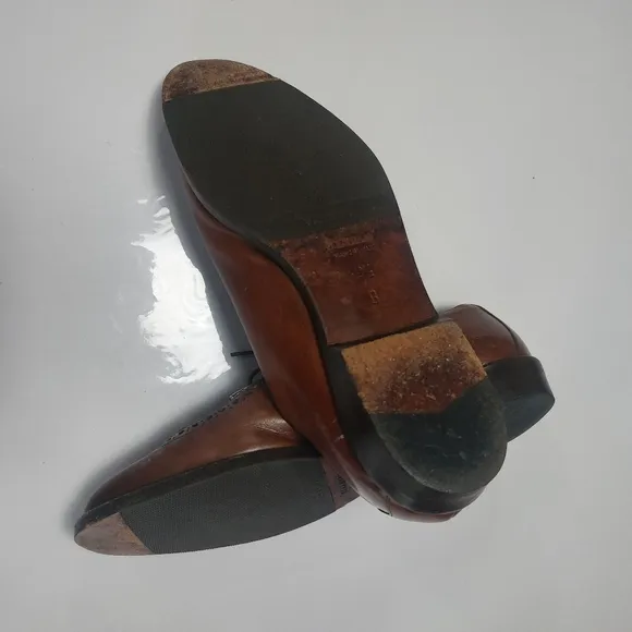 Cole Haan Vibram, Men's Leather Lace-up Dress Shoes Size 8.5M