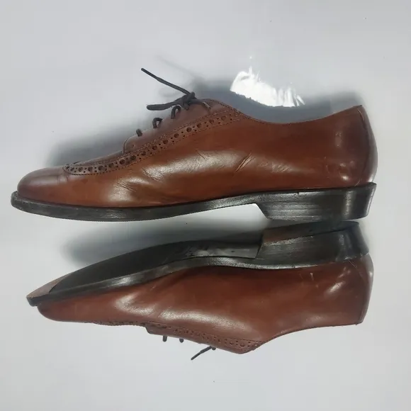 Cole Haan Vibram, Men's Leather Lace-up Dress Shoes Size 8.5M