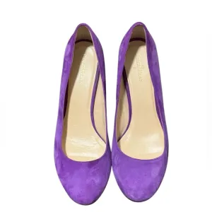 Cole Haan Women's Purple Suede Pumps Wedges Size 8B