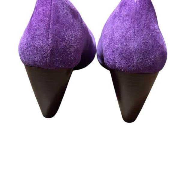 Cole Haan Women's Purple Suede Pumps Wedges Size 8B