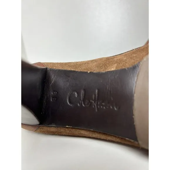 Cole Haan women's shoes Tan And Brown Leather pumps Air soles size 8B