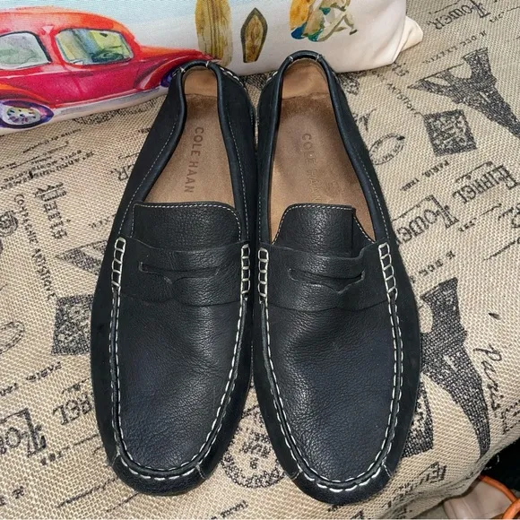 Cole Haan Wyatt Penny Driver Black Loafer Shoes Size 9.5MExcellent Condition