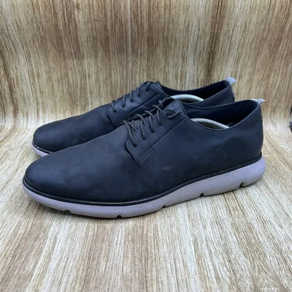 Cole Haan Zerogrand Omni Men's Size‎ 13 Grey Black Leather Dress Shoes C34529