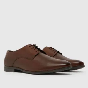 Collection by Michael Strahan Brown Leather Dress Shoes Size 10 B27