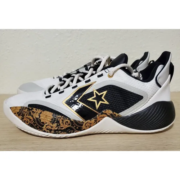 Converse All Star BB Shift Black Gold Pro Basketball Shoes | Men's size 10.5 NEW