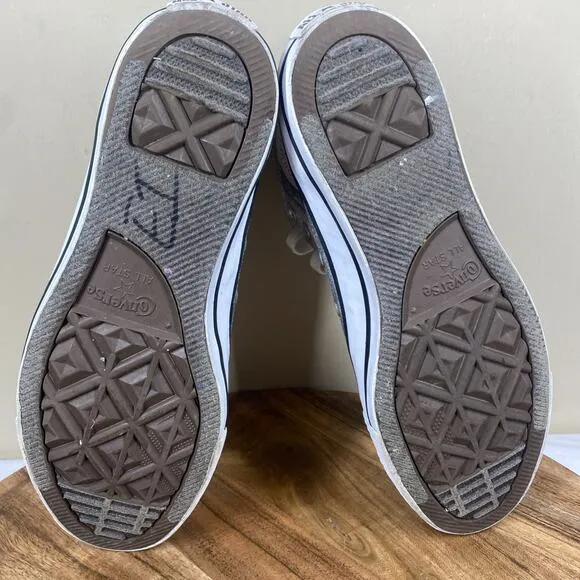 Converse Chuck Taylor All Star Gun Metal Womens Silver Size 9 High Top Shoes