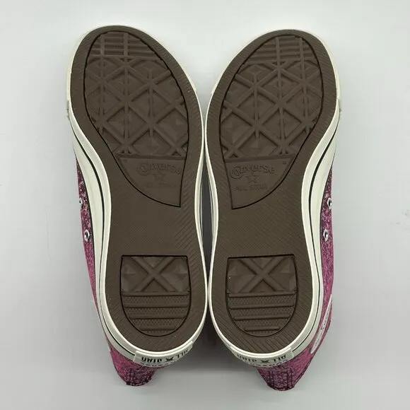 Converse Chuck Taylor All Star Hi Top Glitter Orchid Abyss Women's Size 6.5 NIB