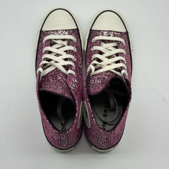 Converse Chuck Taylor All Star Hi Top Glitter Orchid Abyss Women's Size 6.5 NIB