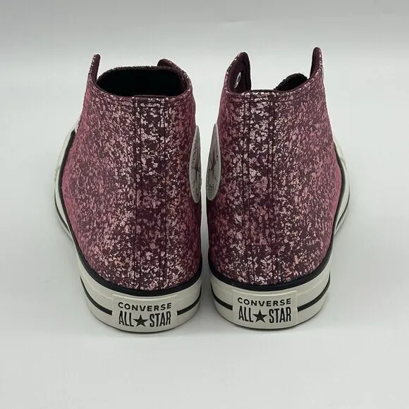 Converse Chuck Taylor All Star Hi Top Glitter Orchid Abyss Women's Size 6.5 NIB