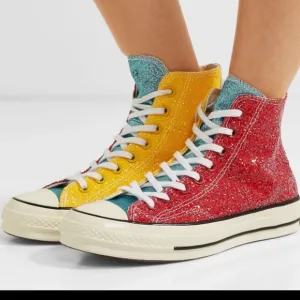 Converse x jw anderson glitter shoes nwt