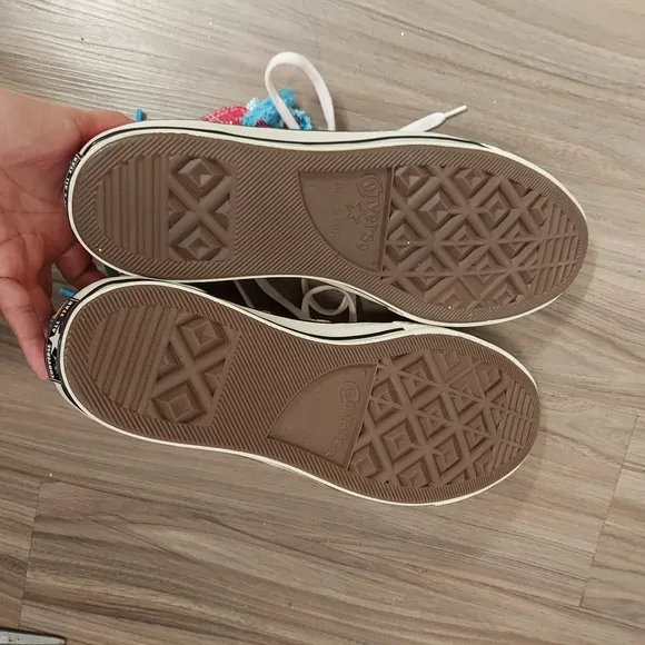 Converse x jw anderson glitter shoes nwt