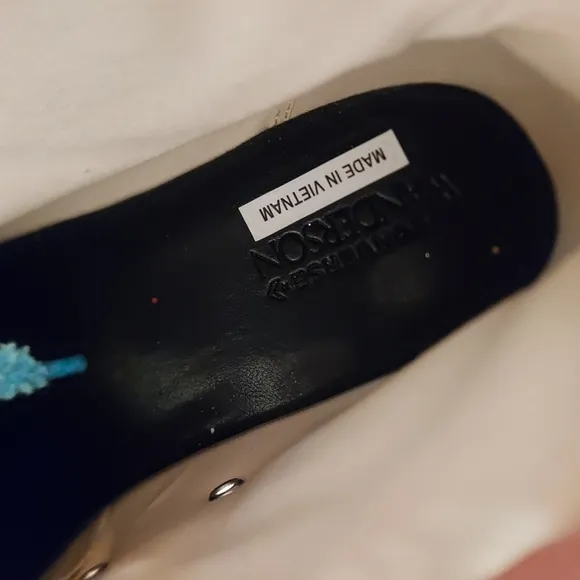 Converse x jw anderson glitter shoes nwt