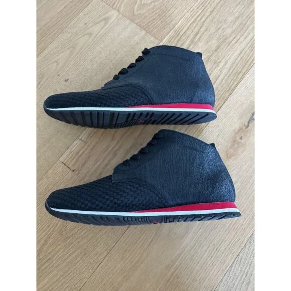Creative Recreation Mens Verado Shoes in Black &amp; Red