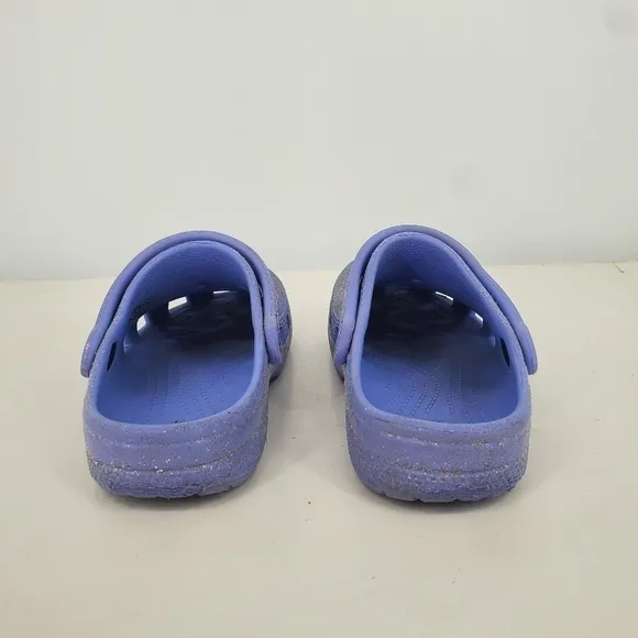 CROCS Toddler Girls Classic Glitter Clogs Size 12C Shoes