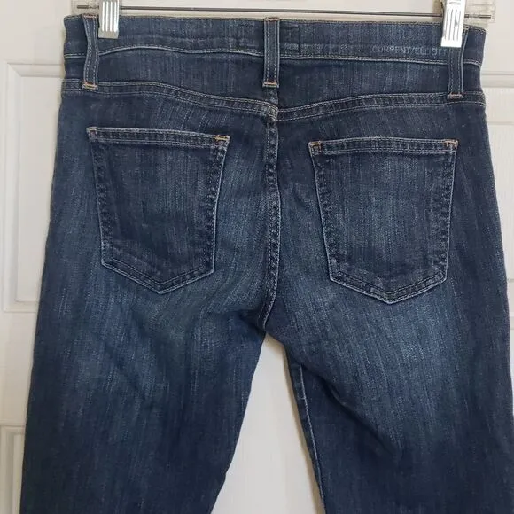CURRENT/ELLIOTT The Stilletto Skinny Jean medium blue color