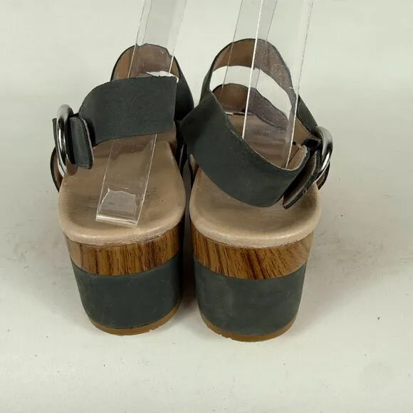 Dansko Maribeth Sandal Women's 9.5 Multicolor Leather Hook &amp; Loop Open Toe