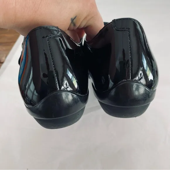 Dansko Opal Black Patent Leather Mary Jane Pumps Size 41 (US Size 10.5-11)