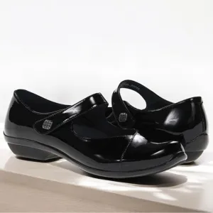 Dansko Opal Black Patent Leather Mary Jane Pumps Size 41 (US Size 10.5-11)