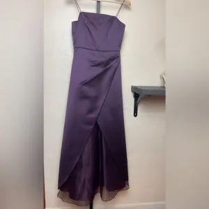 David’s‎ Bridal Plum A-Line JB (junior bride) Dress - Size 14