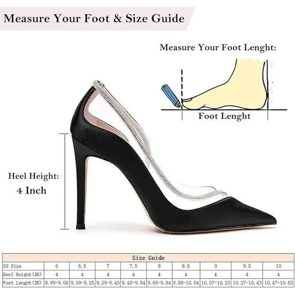 DESIGNER JESSICA SIMPSON BLACK/WHITE GINGHAM PRINT POINTED TOE HIGH HEELS 8.5 M