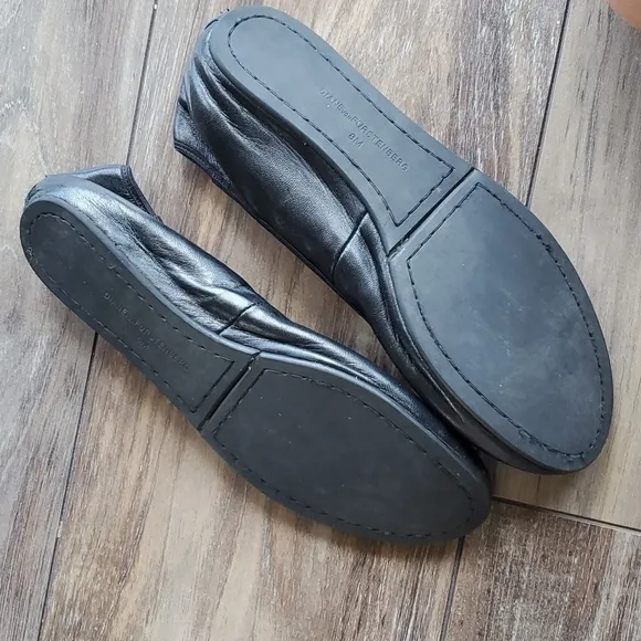 Diane Von Furstenberg Women  leather ballets flats shoes sz 8M