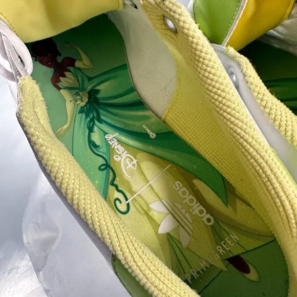 Disney Adidas Original X Sneakers Stan Smith Princess Tiana HP 5578 Glitter Shoe