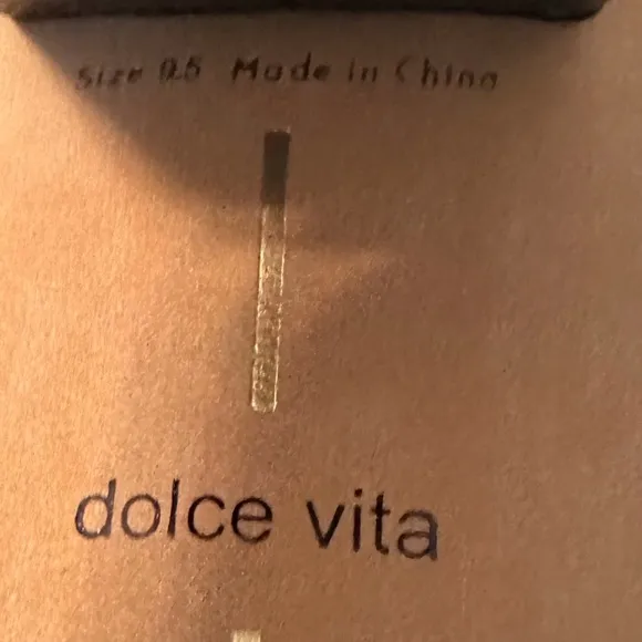 Dolce Vita Paroo Block Heel Ankle Strap Square Toe Heels Black Size 9.5