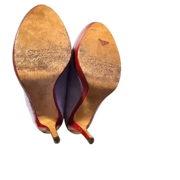 Donald J. Pliner Women's Purple Calf Hair Heels Size 9
